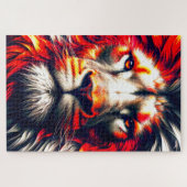 Puzzle Lion (Horizontal)