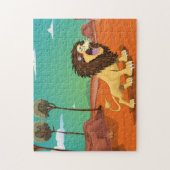 Puzzle lion (Vertical)