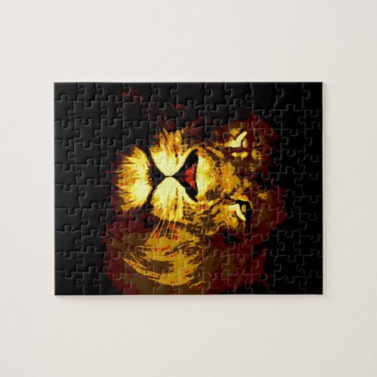 Puzzle Lion (Horizontal)