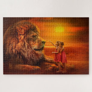 Puzzle Lion