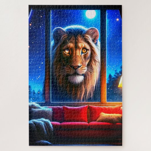 Puzzle Lion (Vertical)