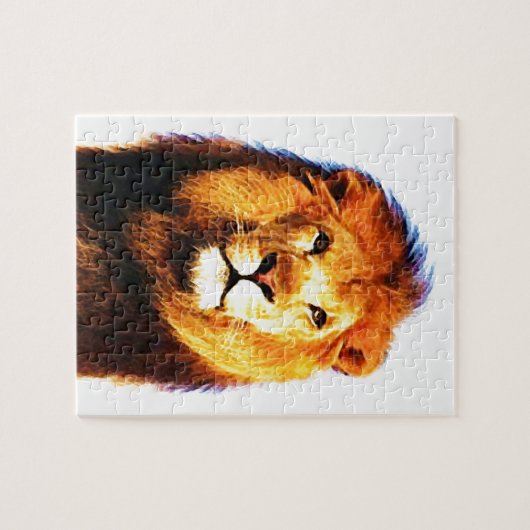 Puzzle Lion (Horizontal)