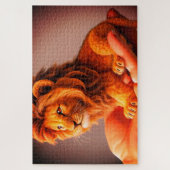 Puzzle Lion (Vertical)