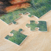Puzzle lion (Côté)