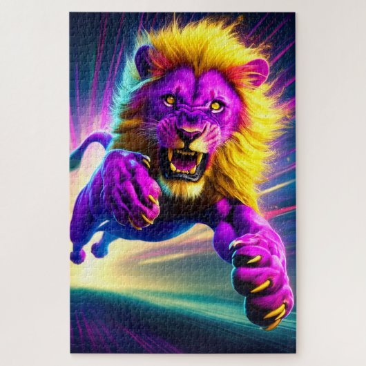 Puzzle Lion (Vertical)