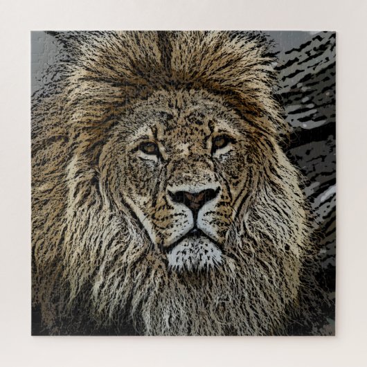 Puzzle Lion 004 par JAMFoto (Vertical)