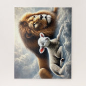 Puzzle Lion and Lamb (Vertical)