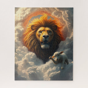 Puzzle Lion and Lamb