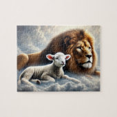 Puzzle Lion and Lamb (Horizontal)