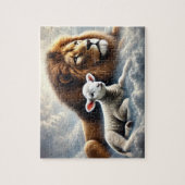 Puzzle Lion and Lamb (Vertical)