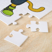 Puzzle Lion as skater with skateboard (Côté)