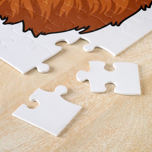 Puzzle Lion avec Donut (Côté)