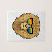 Puzzle Lion avec lunettes de soleil (Horizontal)