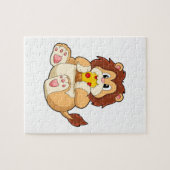 Puzzle Lion avec morceau de Salami Pizza.PNG (Horizontal)
