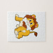 Puzzle Lion avec os (Horizontal)