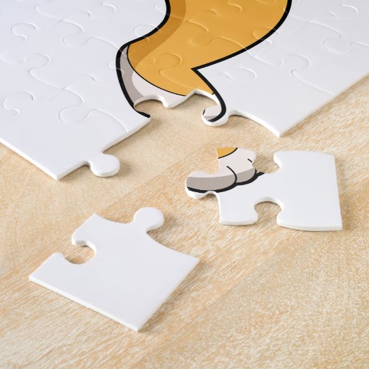 Puzzle Lion avec poisson (Côté)