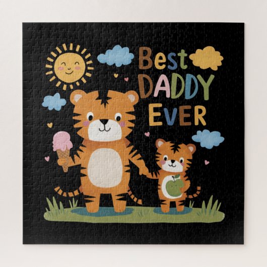 Puzzle Lion Best Daddy Jamais (Vertical)