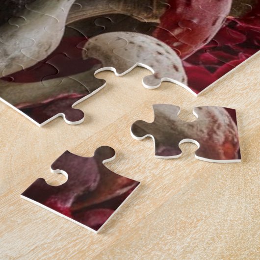 Puzzle Lion cactus de poupée hantée arc-en-ciel IA généré (Côté)