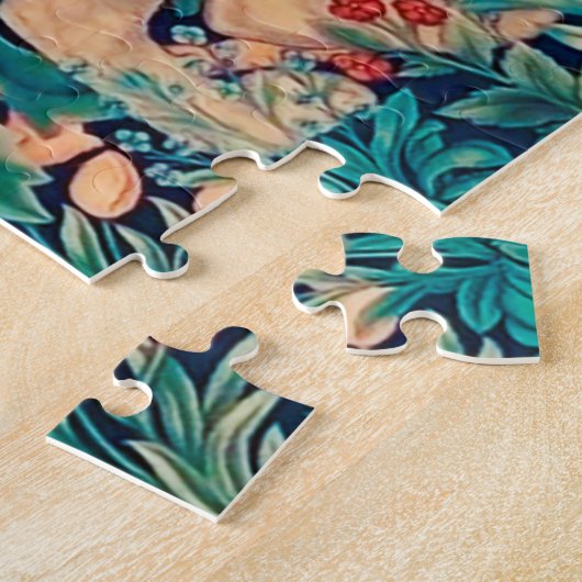 Puzzle Lion dans la Forest, William Morris (Côté)