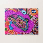 Puzzle "Lion de cirque" Abstrait (Horizontal)