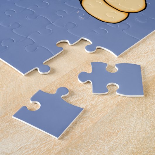 Puzzle Lion de football (Côté)