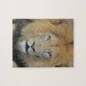 Puzzle Lion de gros plan (Horizontal)