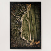 Puzzle Lion de jardin (Vertical)