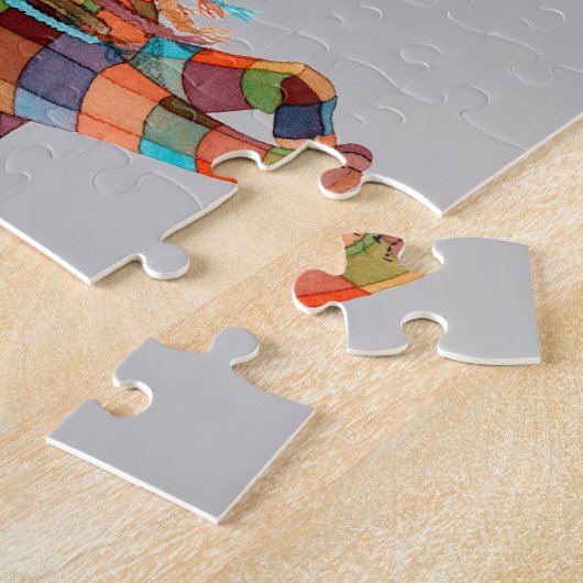 Puzzle Lion de Patchwork (Côté)