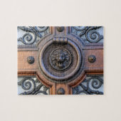 Puzzle Lion Door Knocker - Barcelone, Espagne-8x10 -110 p (Horizontal)