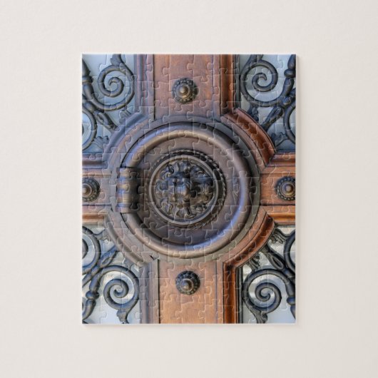 Puzzle Lion Door Knocker - Barcelone, Espagne-8x10 -110 p (Vertical)