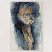 Puzzle lion dormant (Vertical)