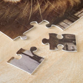 Puzzle lion en ville (Côté)