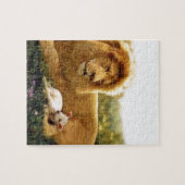 Puzzle Lion et agneau (Horizontal)