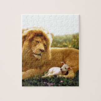 Puzzle Lion et agneau