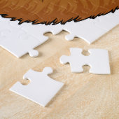 Puzzle Lion Nerd avec lunettes (Côté)