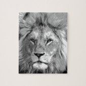 Puzzle Lion noir blanc (Vertical)