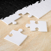 Puzzle Lion noir et blanc (Côté)