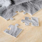 Puzzle Lion noir et blanc - Animaux (Côté)