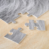 Puzzle Lion noir et blanc - Animaux photo d'art (Côté)