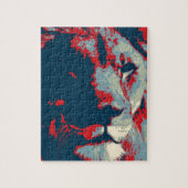 Puzzle Lion Pop Art (Vertical)