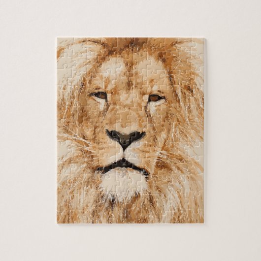 PUZZLE LION PORTRAIT (Vertical)