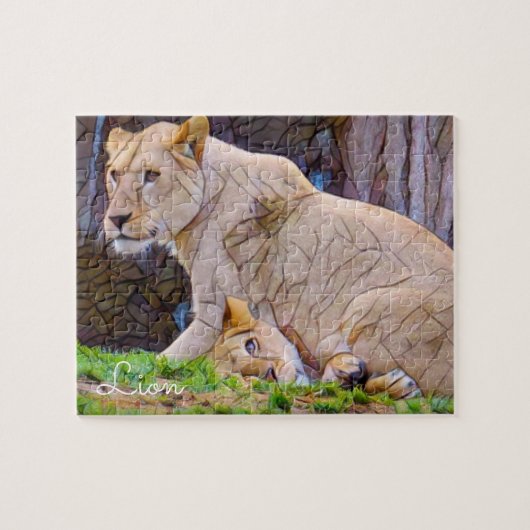 Puzzle Lion [Puzzle : 110 pièces] (Horizontal)