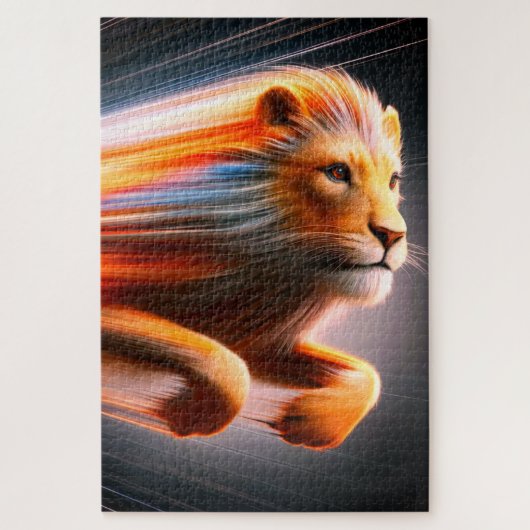 Puzzle Lion rapide (Vertical)