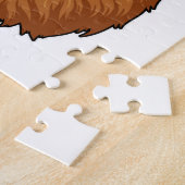 Puzzle Lion roi avec couronne (Côté)