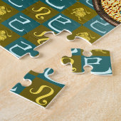 Puzzle Lion & Serpent Terre (Côté)