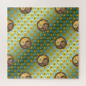 Puzzle Lion & Serpent Terre (Horizontal)