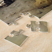 Puzzle Lion Snapping à un papillon (Côté)