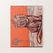 Puzzle lion souriant (Vertical)