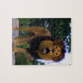 Puzzle Lion sur un rocher (Horizontal)