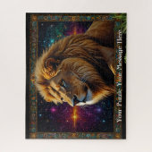 Puzzle Lion tapestry fantasy painting mosaic diamond (Vertical)